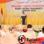 DWP Pohuwato Resmi Dikukuhkan, Wabup Iwan Tegaskan Pentingnya Peran Sosial Perempuan