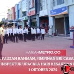 Momentum Peringatan Hari Kesaktian Pancasila, Pimpinan BRI Cabang Marisa; Jadikan Hari Kesaktian ini Jadi Spirit Pelayanan Kita