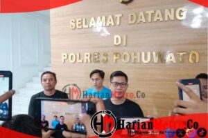 Satreskrim Polres Pohuwato Amankan Dua Terduga Pelaku PETI dan Sita Alat Berat
