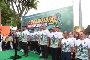 Dankolat Penerbal lkuti Race Brawijaya Run 2025 HUT ke-77 Kodam V/Brawijaya